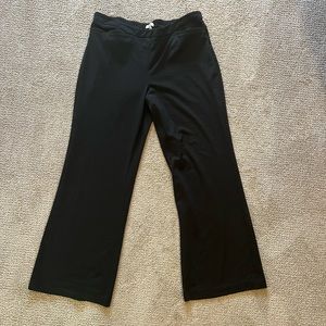 New York and company wide leg pants black. Size XL Tall.